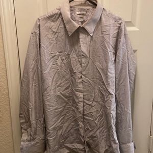 Van Heusen Striped Dress Shirt (French Cuff)
